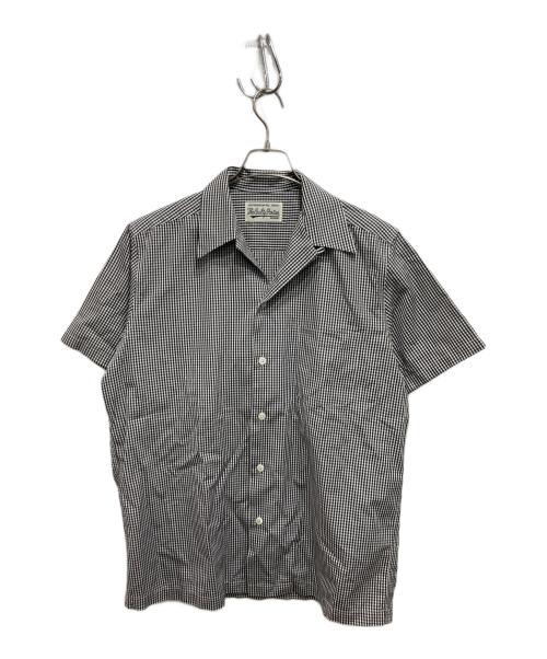 WACKO MARIA（ワコマリア）WACKO MARIA (ワコマリア) ギンガムチェック オープンカラーシャツ ブラック サイズ:Lの古着・服飾アイテム