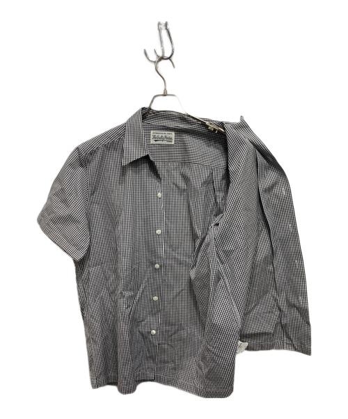 WACKO MARIA（ワコマリア）WACKO MARIA (ワコマリア) ギンガムチェック オープンカラーシャツ ブラック サイズ:Lの古着・服飾アイテム