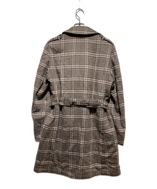 TOMORROW LAND PILGRIM（トゥモローランド ピルグリム）TOMORROW LAND PILGRIM (トゥモローランド ピルグリム) ウールカシミヤブレンドコート ブラウン サイズ:46の古着・服飾アイテム