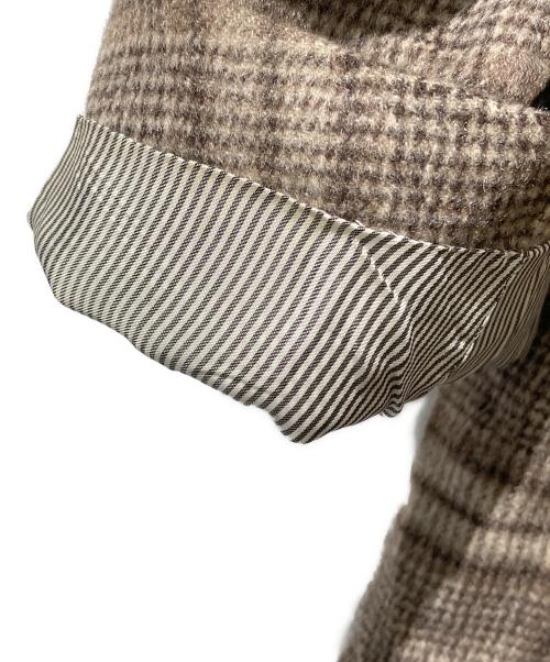 TOMORROW LAND PILGRIM（トゥモローランド ピルグリム）TOMORROW LAND PILGRIM (トゥモローランド ピルグリム) ウールカシミヤブレンドコート ブラウン サイズ:46の古着・服飾アイテム