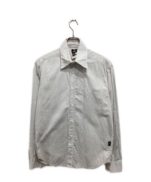 VERSACE JEANS COUTURE（ヴェルサーチ ジーンズクチュール）VERSACE JEANS COUTURE (ヴェルサーチ ジーンズクチュール) ワンポイントシャツ グレー サイズ:Lの古着・服飾アイテム