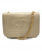 CHANELシャネル）の古着「ココマークミニショルダーバッグ」｜ベージュ