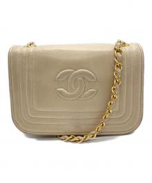 CHANEL（シャネル）の古着「ココマークミニショルダーバッグ」｜ベージュ