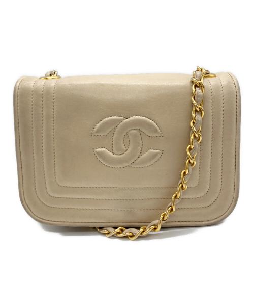 CHANEL（シャネル）CHANEL (シャネル) ココマークミニショルダーバッグ ベージュの古着・服飾アイテム