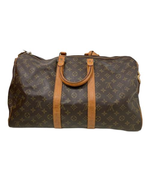 LOUIS VUITTON（ルイ ヴィトン）LOUIS VUITTON (ルイ ヴィトン) キーポル・バンドリエール45 ブラウンの古着・服飾アイテム