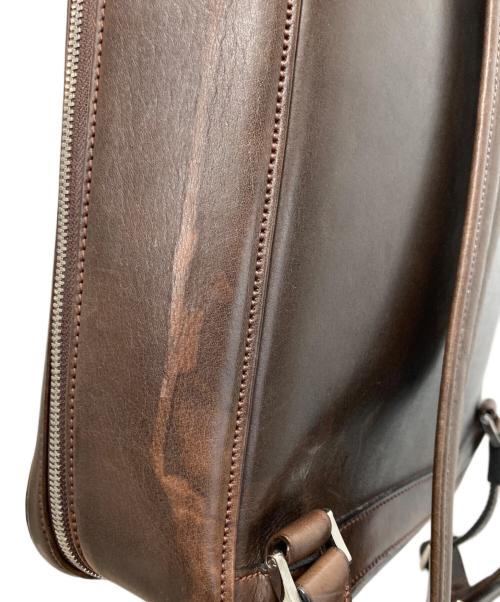 万双（マンソウ）万双 (マンソウ) 双鞣和地 ビジネスリュック ブラウン サイズ:-の古着・服飾アイテム