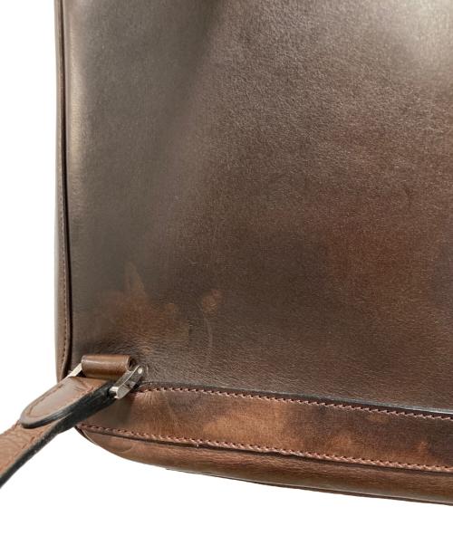 万双（マンソウ）万双 (マンソウ) 双鞣和地 ビジネスリュック ブラウン サイズ:-の古着・服飾アイテム