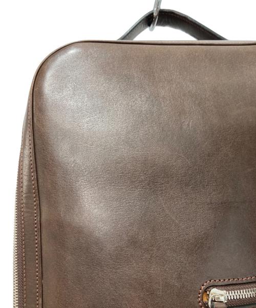 万双（マンソウ）万双 (マンソウ) 双鞣和地 ビジネスリュック ブラウン サイズ:-の古着・服飾アイテム