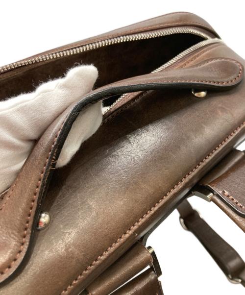 万双（マンソウ）万双 (マンソウ) 双鞣和地 ビジネスリュック ブラウン サイズ:-の古着・服飾アイテム