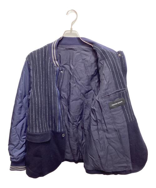 tsumori chisato（ツモリチサト）tsumori chisato (ツモリチサト) 切替中綿ジャケット ネイビー サイズ:2の古着・服飾アイテム