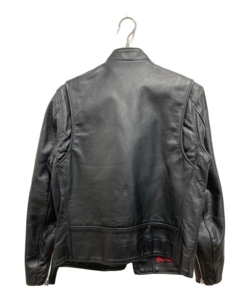 Schott（ショット）Schott (ショット) シングルレザージャケット/641xx ブラック サイズ:38の古着・服飾アイテム