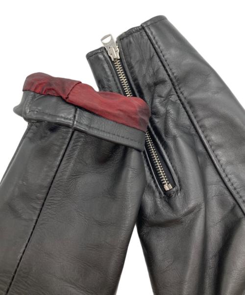 Schott（ショット）Schott (ショット) シングルレザージャケット/641xx ブラック サイズ:38の古着・服飾アイテム