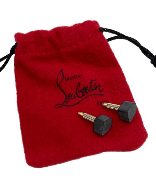Christian Louboutin（クリスチャン・ルブタン）Christian Louboutin (クリスチャン・ルブタン) ラメヒールパンプス グレー サイズ:35の古着・服飾アイテム