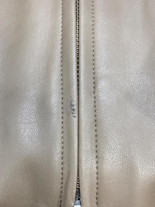 CLANE（クラネ）CLANE (クラネ) EGG FAKE LEATHER JACKET” ブラウン サイズ:1の古着・服飾アイテム