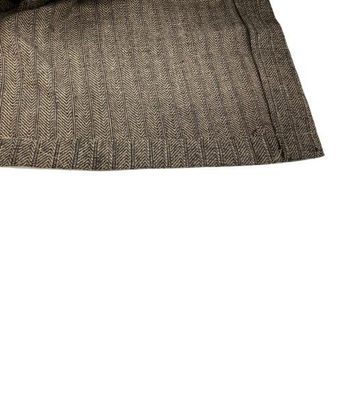 CLANE（クラネ）CLANE (クラネ) HERRINGBONE SUPER LONG JK ブラウン サイズ:1の古着・服飾アイテム