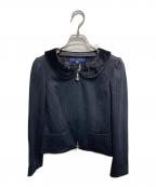 M'S GRACYエムズグレイシー）の古着「ジップジャケット」｜ブラック