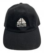 NIKE ACG×SUPREMEナイキエーシージー×シュプリーム）の古着「22FW Denim 6-Panel／デニム 6パネルキャップ」｜ブラック