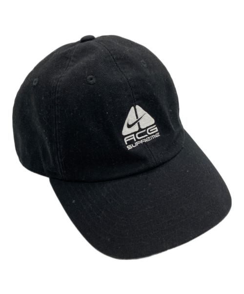 NIKE ACG（ナイキエーシージー）NIKE ACG (ナイキエージーシー) SUPREME (シュプリーム) 22FW Denim 6-Panel／デニム 6パネルキャップ ブラック サイズ:-の古着・服飾アイテム