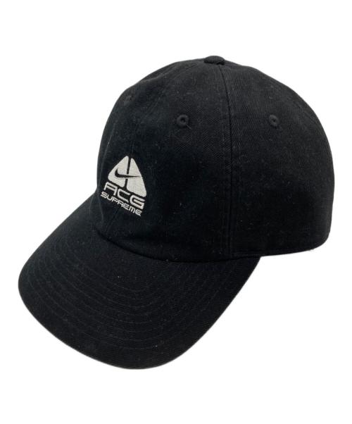 NIKE ACG（ナイキエーシージー）NIKE ACG (ナイキエージーシー) SUPREME (シュプリーム) 22FW Denim 6-Panel／デニム 6パネルキャップ ブラック サイズ:-の古着・服飾アイテム