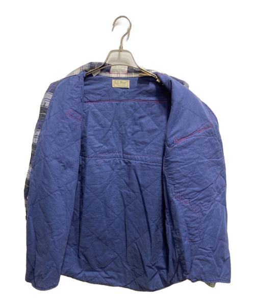L.L.Bean（エルエルビーン）L.L.Bean (エルエルビーン) 古着リメイクシャツ ネイビー×グリーン サイズ:Lの古着・服飾アイテム