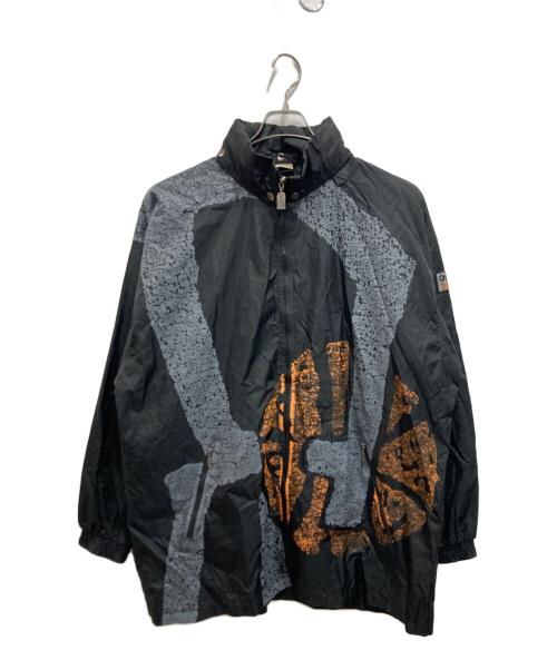 adidas（アディダス）adidas (アディダス) STREETBALL/万国旗タグナイロンジャケット ブラック サイズ:Lの古着・服飾アイテム