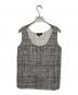 theory（セオリー）の古着「GEOMETRIC PRINT/SCOOP TANK TOP J」｜ホワイト×ブラック