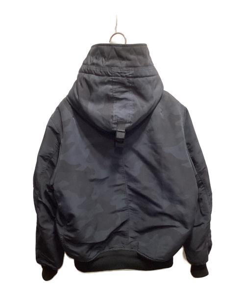 AVIREX（アヴィレックス）AVIREX (アヴィレックス) フーデットフライトジャケット ネイビー サイズ:Mの古着・服飾アイテム