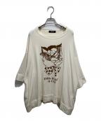 UNDERCOVERアンダーカバー）の古着「THIS IS NOT A CATスウェット」｜ベージュ