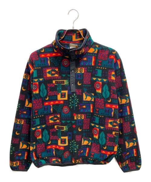 L.L.Bean（エルエルビーン）L.L.Bean (エルエルビーン) ビンテージプルオーバースナップT ブラック×グリーン サイズ:不明の古着・服飾アイテム