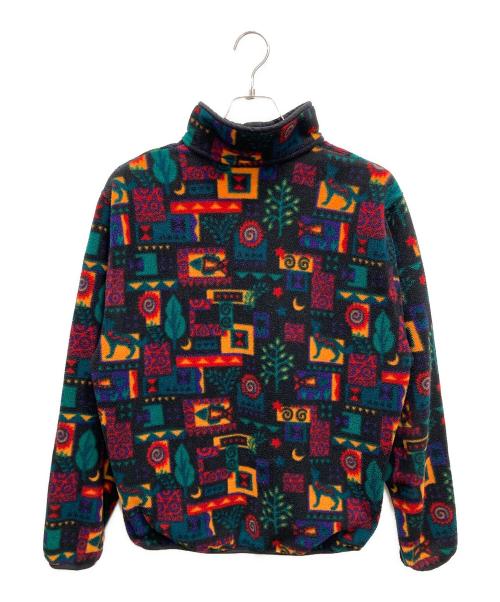 L.L.Bean（エルエルビーン）L.L.Bean (エルエルビーン) ビンテージプルオーバースナップT ブラック×グリーン サイズ:不明の古着・服飾アイテム