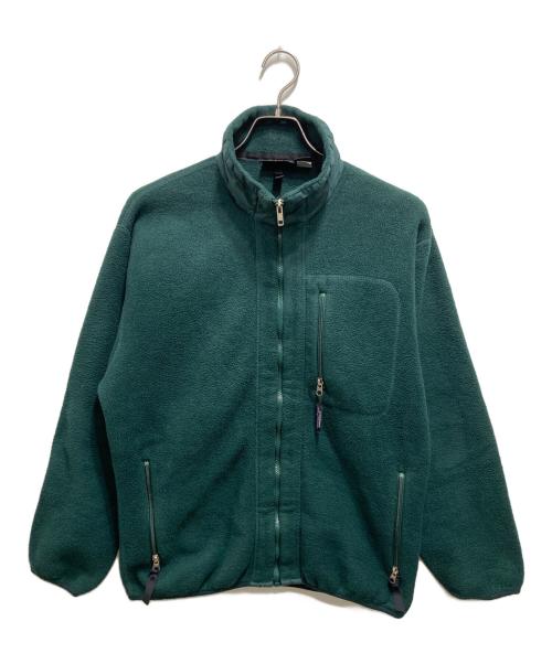 Patagonia（パタゴニア）Patagonia (パタゴニア) 90’Sシンチラフリースジャケット グリーン サイズ:Mの古着・服飾アイテム