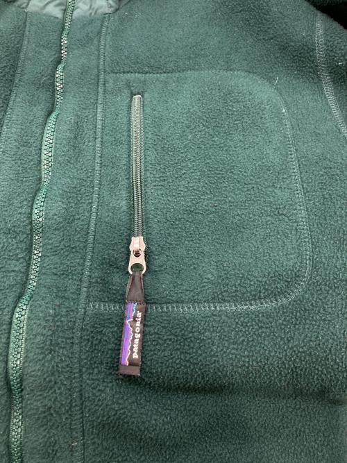 Patagonia（パタゴニア）Patagonia (パタゴニア) 90’Sシンチラフリースジャケット グリーン サイズ:Mの古着・服飾アイテム