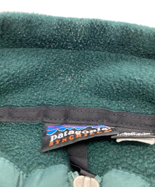 Patagonia（パタゴニア）Patagonia (パタゴニア) 90’Sシンチラフリースジャケット グリーン サイズ:Mの古着・服飾アイテム