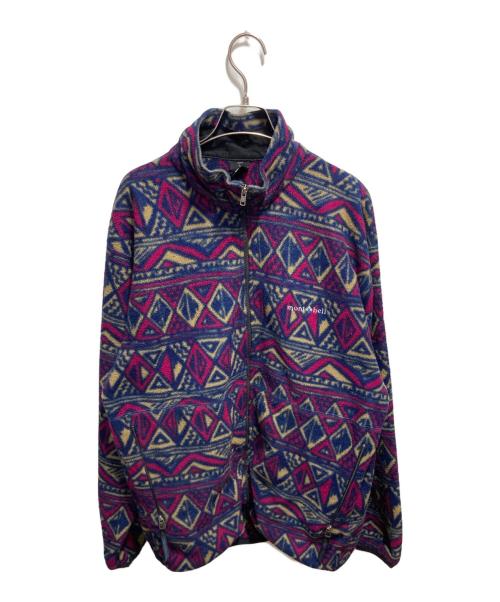 mont-bell（モンベル）mont-bell (モンベル) CLIMAPLUSフリースジャケット 総柄 サイズ:Ⅼの古着・服飾アイテム