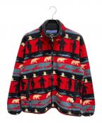 BANFFバンフ）の古着「ビンテージポーラテック” フリースジャケット」｜レッド