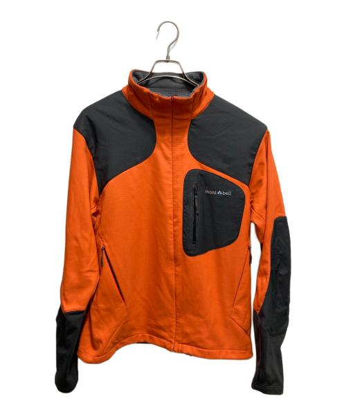 mont-bell（モンベル）mont-bell (モンベル) クリマブロック ロッシュジャケット ブラック×オレンジ サイズ:Lの古着・服飾アイテム