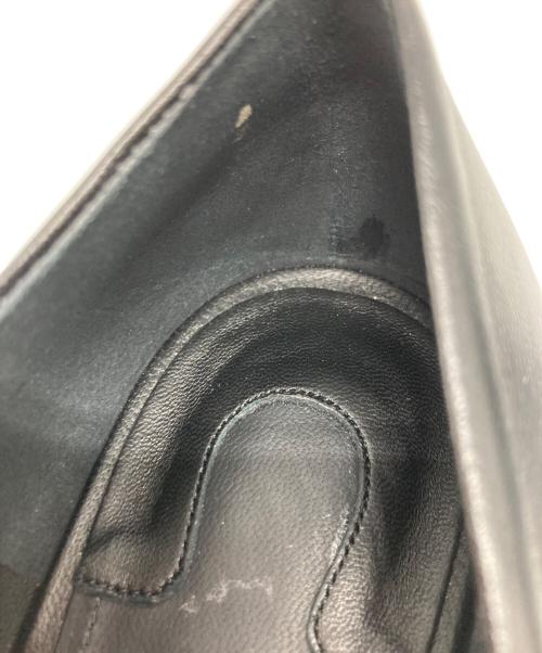 Salvatore Ferragamo（サルヴァトーレ フェラガモ）Salvatore Ferragamo (サルヴァトーレ フェラガモ) フラワーヒールパンプス ブラック サイズ:9の古着・服飾アイテム