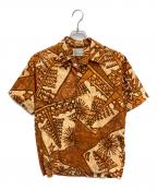 island casualアイランドカジュアル）の古着「ビンテージアロハシャツ」｜オレンジ