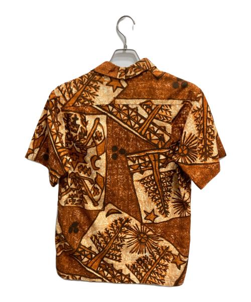 island casual（アイランドカジュアル）island casual (アイランドカジュアル) ビンテージアロハシャツ オレンジ サイズ:不明の古着・服飾アイテム
