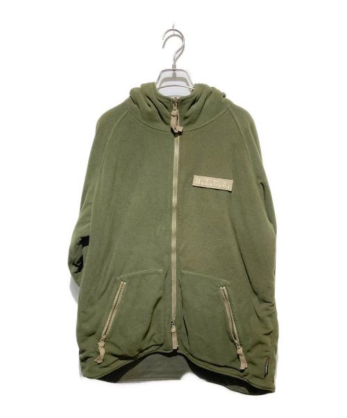 M.I.D.A.（ミダ）M.I.D.A. (ミダ) ポーラテック ボアフリース ZIP-UP グリーン サイズ:Mの古着・服飾アイテム