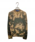 COMME des GARCONS HOMMEコムデギャルソン オム）の古着「タイダイニット」｜ブラウン×グリーン