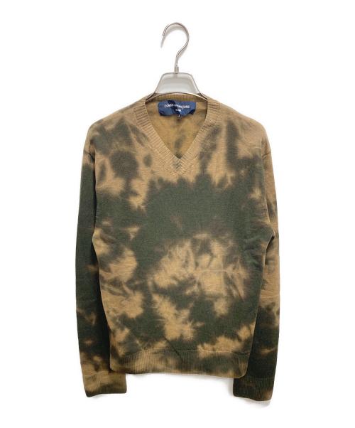 COMME des GARCONS HOMME（コムデギャルソン オム）COMME des GARCONS HOMME (コムデギャルソン オム) タイダイニット ブラウン×グリーン サイズ:Sの古着・服飾アイテム