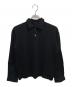 COMME des GARCONS HOMME（コムデギャルソン オム）の古着「スリーブ切替ニットポロシャツ」｜ブラック