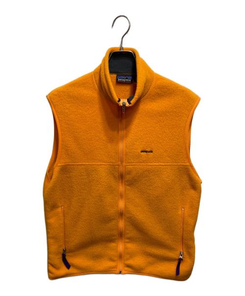 Patagonia（パタゴニア）Patagonia (パタゴニア) シンチラフリースベスト/90’s/USA製 オレンジ サイズ:Lの古着・服飾アイテム