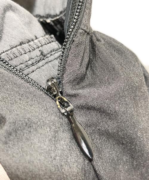 PRADA（プラダ）PRADA (プラダ) ノースリーブギャザーワンピース グレー サイズ:42の古着・服飾アイテム