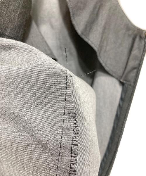 PRADA（プラダ）PRADA (プラダ) ノースリーブギャザーワンピース グレー サイズ:42の古着・服飾アイテム