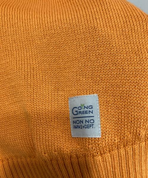 NON NO（ノンノ）NON NO (ノンノ) ニットプルオーバー オレンジ サイズ:Ⅿ 未使用品の古着・服飾アイテム