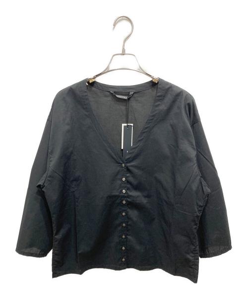 mizuiro-ind（ミズイロインド）mizuiro-ind (ミズイロインド) Vネックシャツ ブラック サイズ:- 未使用品の古着・服飾アイテム