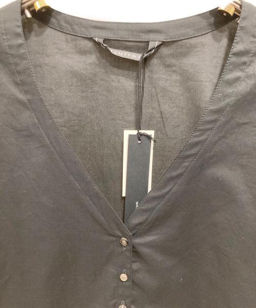 mizuiro-ind（ミズイロインド）mizuiro-ind (ミズイロインド) Vネックシャツ ブラック サイズ:- 未使用品の古着・服飾アイテム