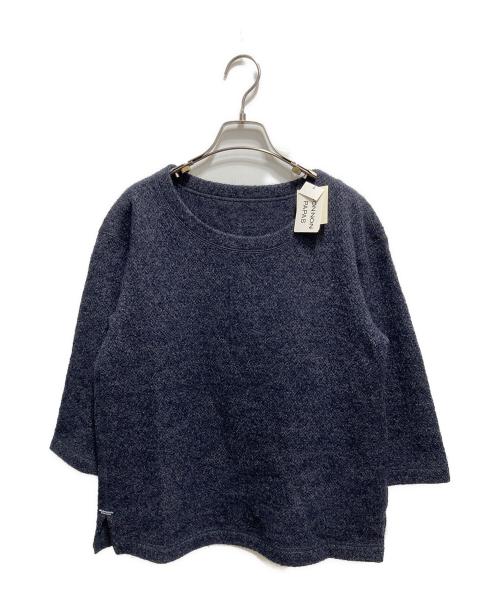 Mademoiselle NON NON（マドモアゼルノンノン）Mademoiselle NON NON (マドモアゼルノンノン) ニットプルオーバー ネイビー サイズ:M 未使用品の古着・服飾アイテム